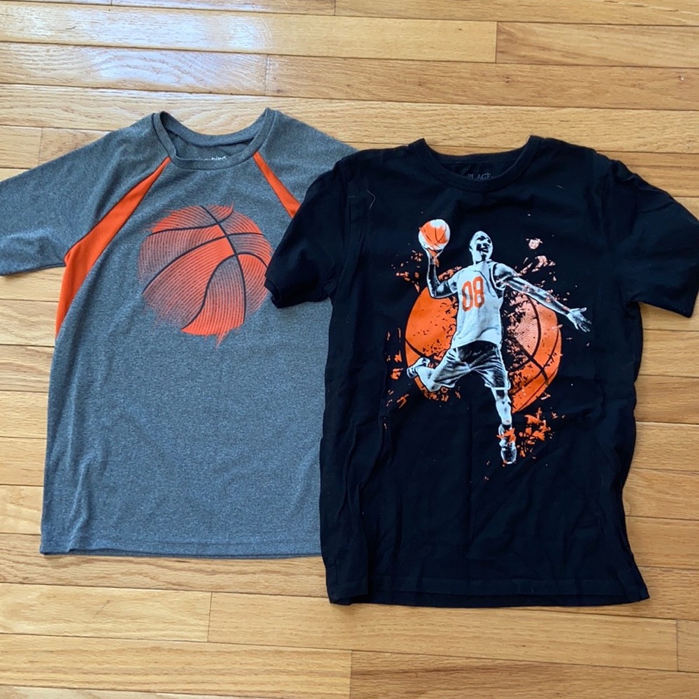 Two Basketball Themed T-shirts